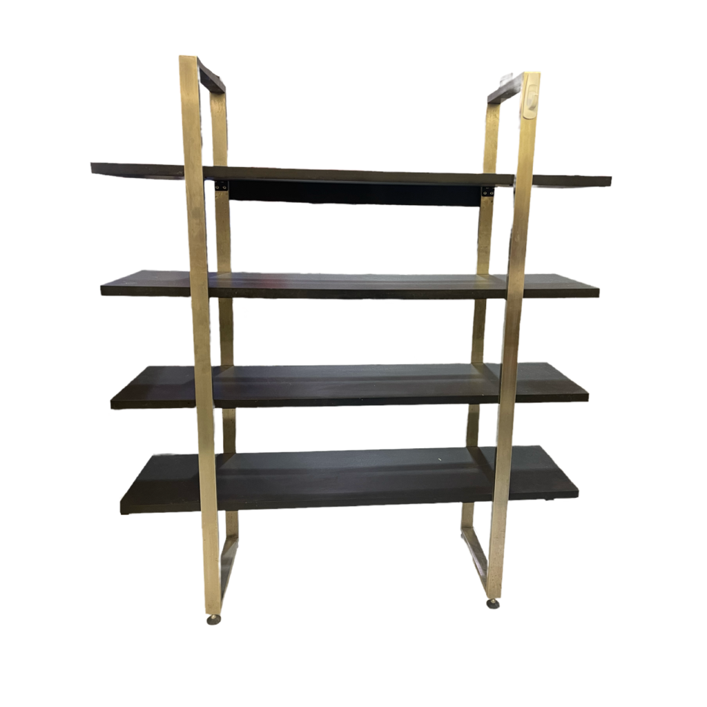 82337 - Black 4 Tier Shelf 48x13x55