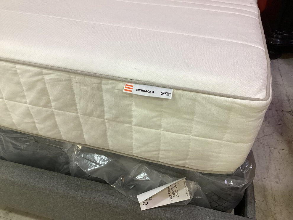 82340 - Ikea Myrbacka King Memory Foam Mattress – Consignment Furniture ...