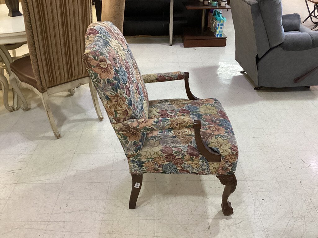 82361 - Floral Arm Chair 25x25x40