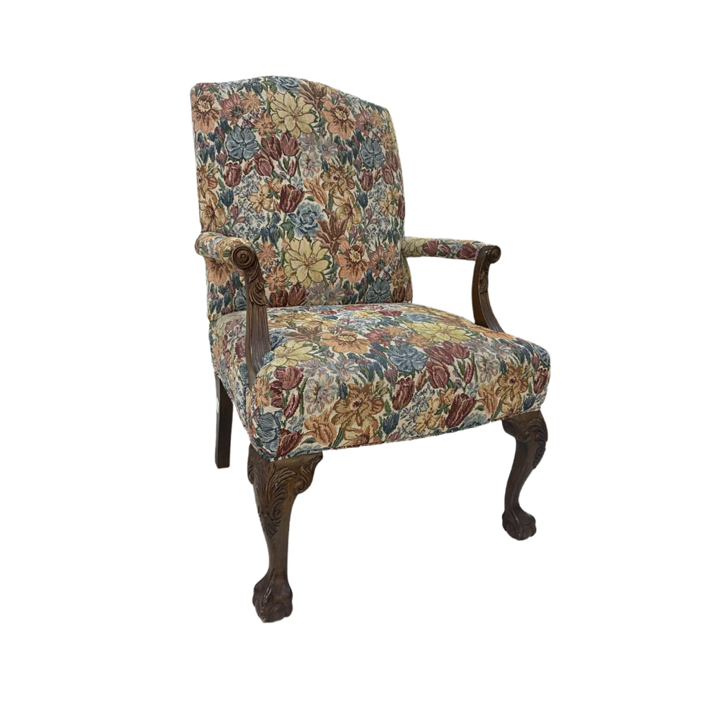 82361 - Floral Arm Chair 25x25x40