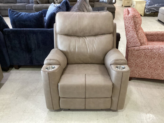 Frisco Tan NEW Glider Recliner 38x35x42 (678322)