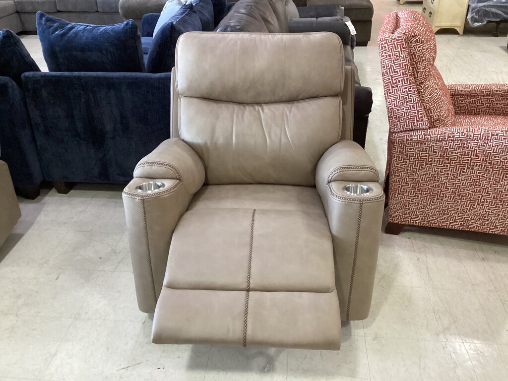Frisco Tan NEW Glider Recliner 38x35x42 (678322)