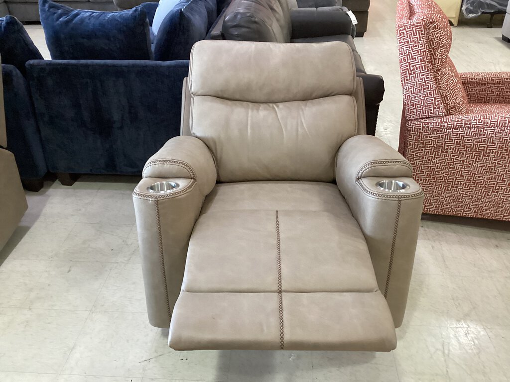 Frisco Tan NEW Glider Recliner 38x35x42 (678322)