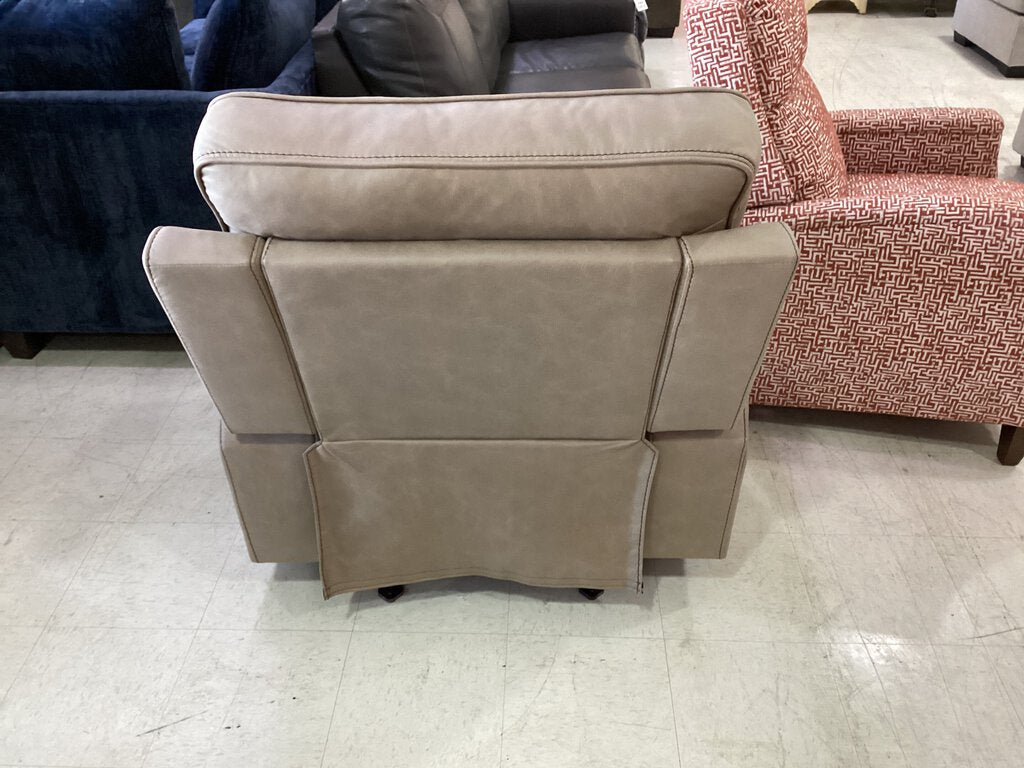 Frisco Tan NEW Glider Recliner 38x35x42 (678322)
