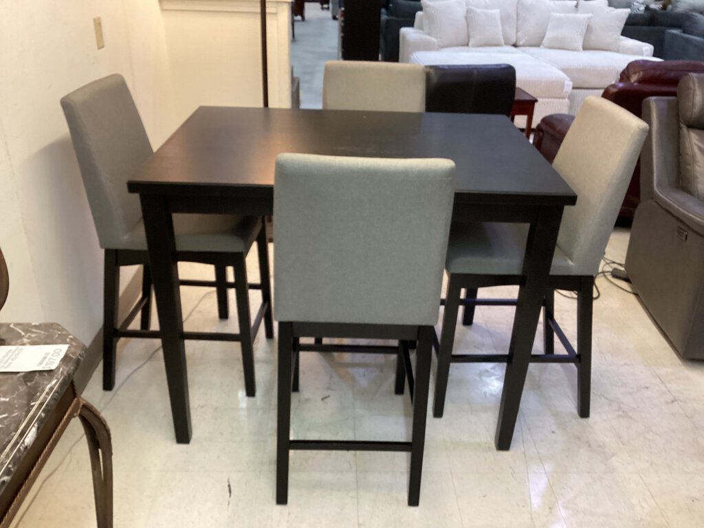 Preston NEW 5pc Black Pub Set 36x47x36 (337221-25)