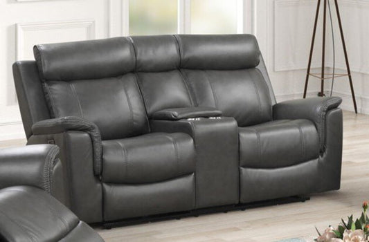 Verona Gray NEW Power Motion Loveseat 74x36x42 (676091)