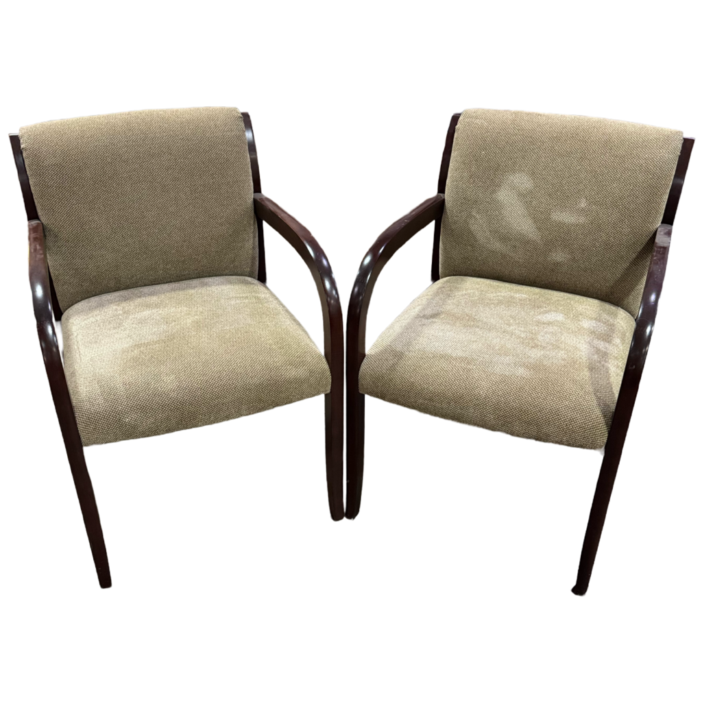 82517 - Pair of Guest Lobby Arm Chairs 22x22x33