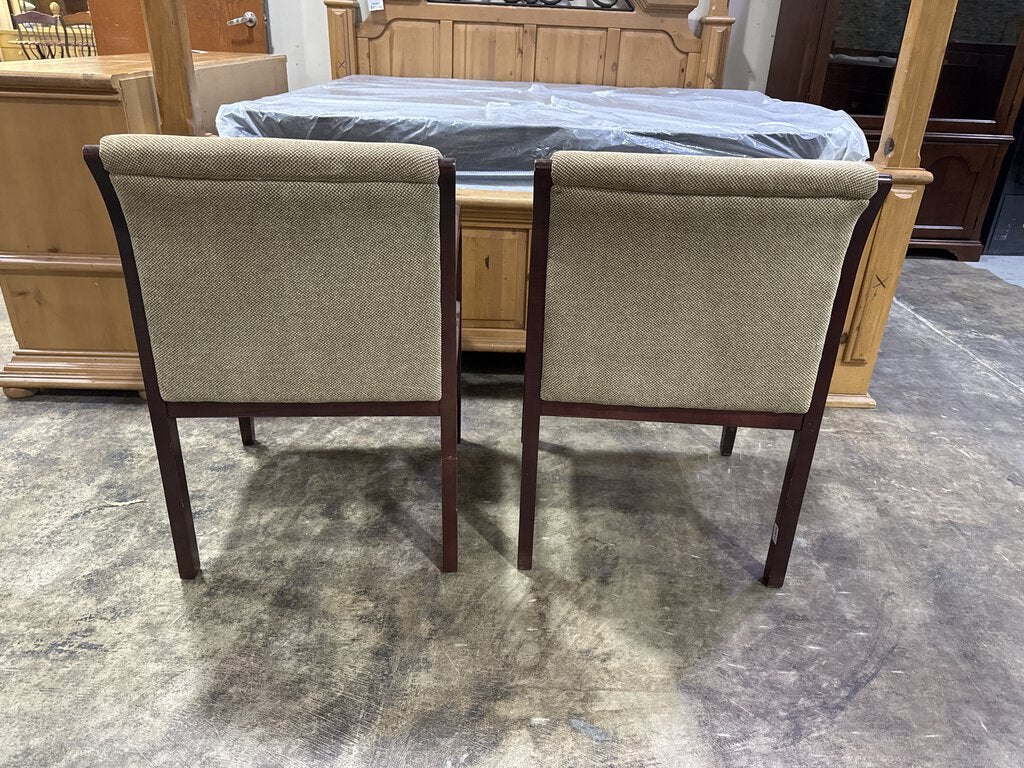 82517 - Pair of Guest Lobby Arm Chairs 22x22x33