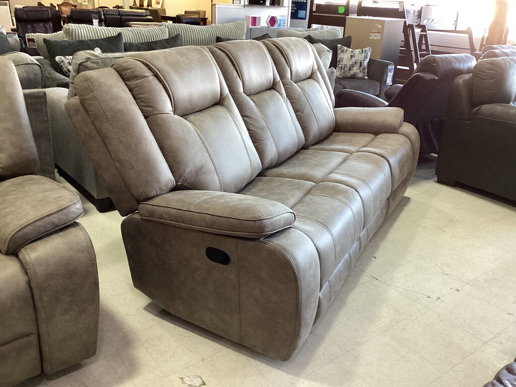 Blake Desert Taupe NEW Reclining Sofa 89x44x42 (MBLA#-DTAU)