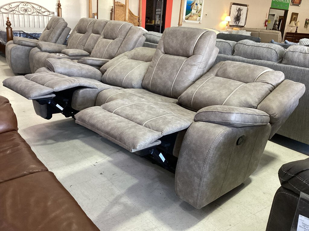 Blake Desert Taupe NEW Reclining Sofa 89x44x42 (MBLA#-DTAU)