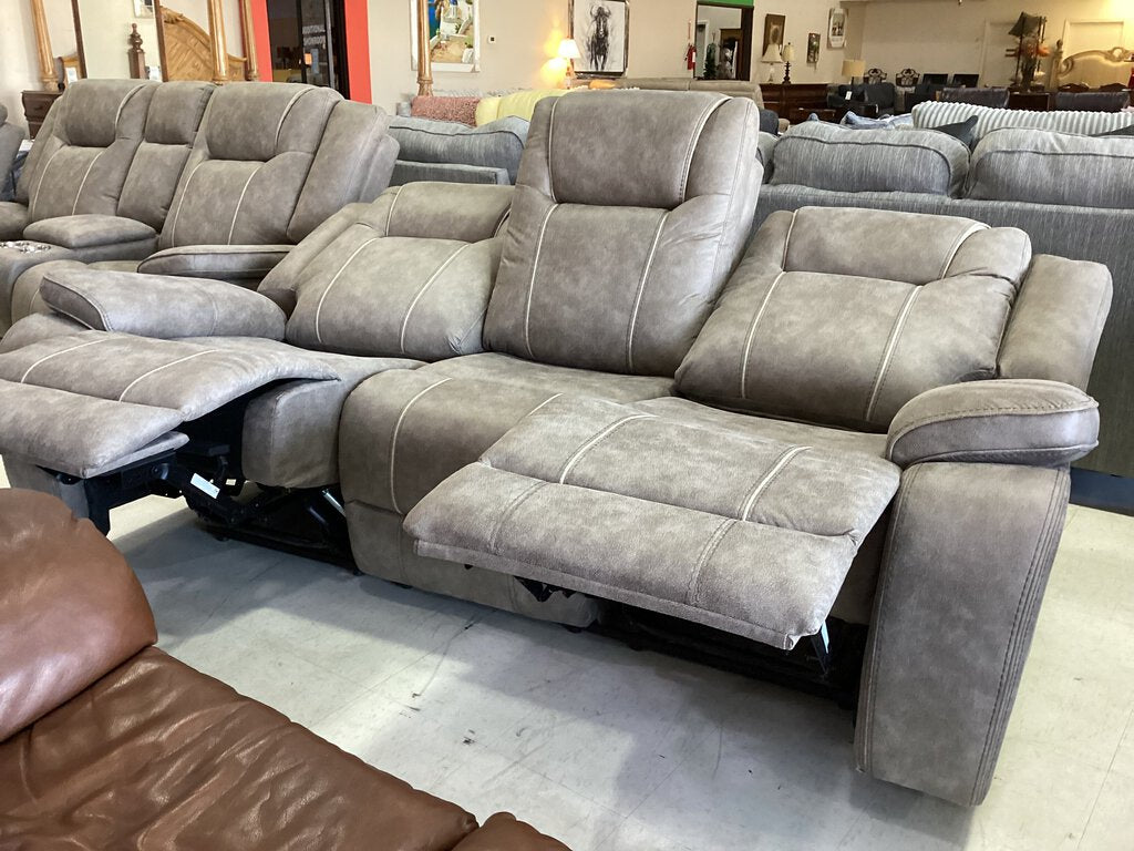 Blake Desert Taupe NEW Reclining Sofa 89x44x42 (MBLA#-DTAU)