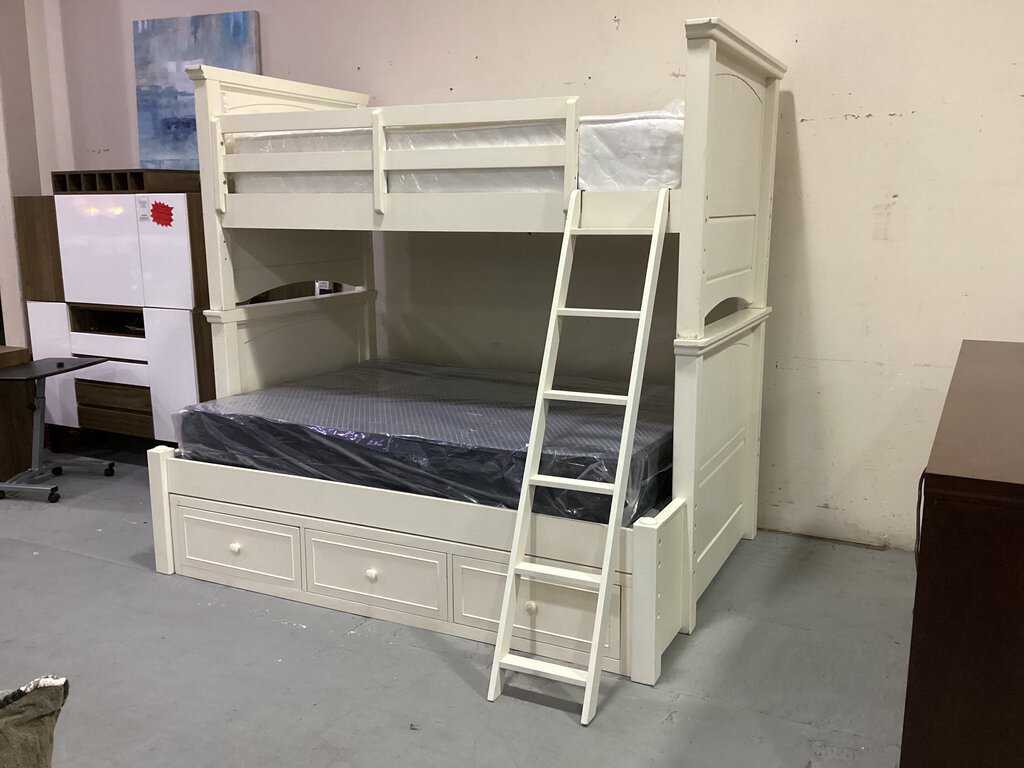 82563 - Legacy Classic White Bunk Bed w/Storage 81x58x78