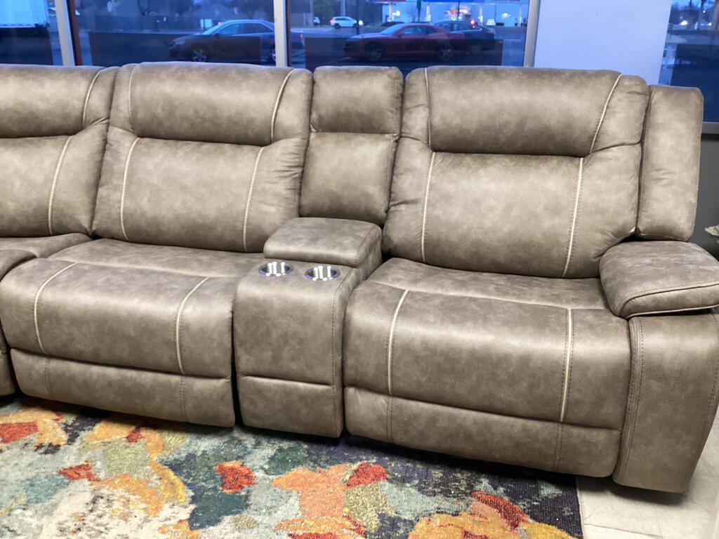 Blake Desert Taupe NEW 6pc Sectional 113x126x42 (MBLA-PACKA-DTAU)