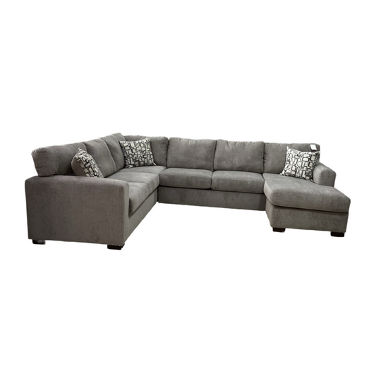 Greenland Earth NEW 2pc Sectional w/Chaise 135x100/64x39 (10610/30-2241)