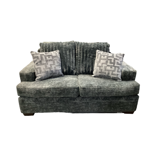 Galactic Charcoal NEW Loveseat 65x38x33 (2675-07L)