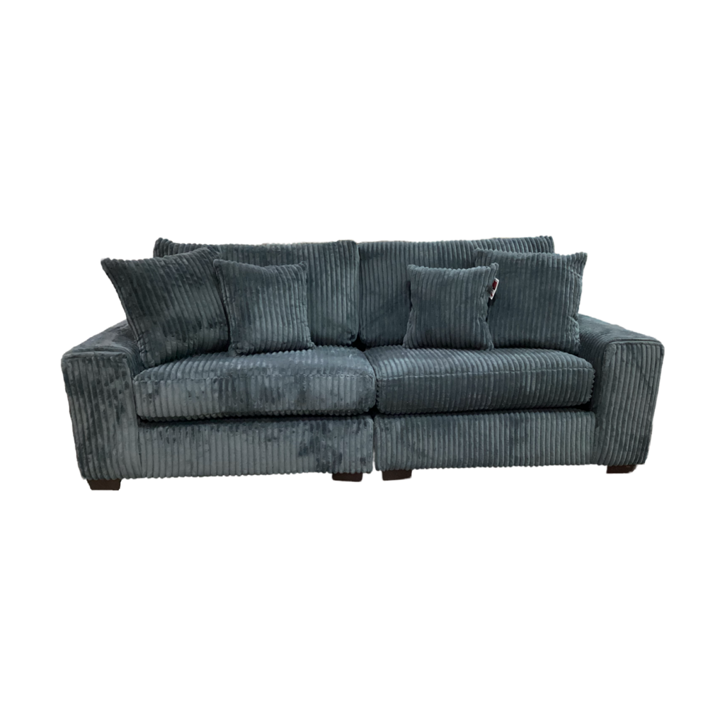 LIbby Charcoal NEW 2pc Sofa 107x38x40 (1300-07S)