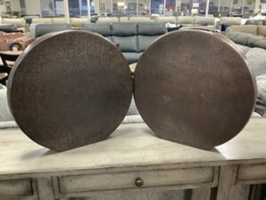 83073 - Pair Of Imax Nalani Large Disc Vase 18x18