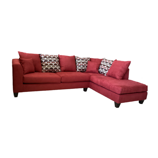 Sierra Cardinal NEW 2pc Sectional 106x75x36 (4184-24S/L)