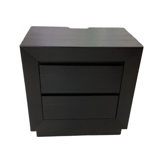 83167 - Ashley Londer Black Nightstand w/USB 27x26x18