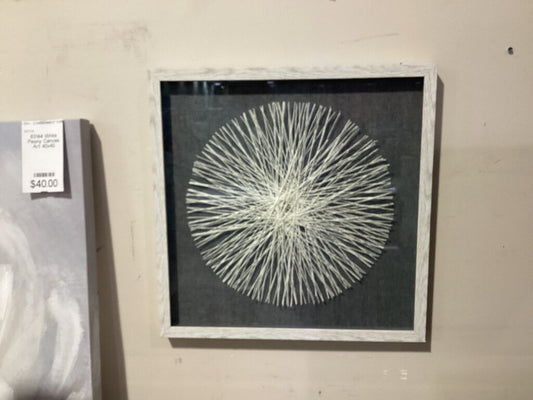 83230 (8529-9) Framed Circle of Twin String Art 20x1x20