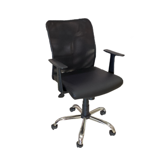 83205 (8528-13) Black Rolling Office Chair 25x20x40