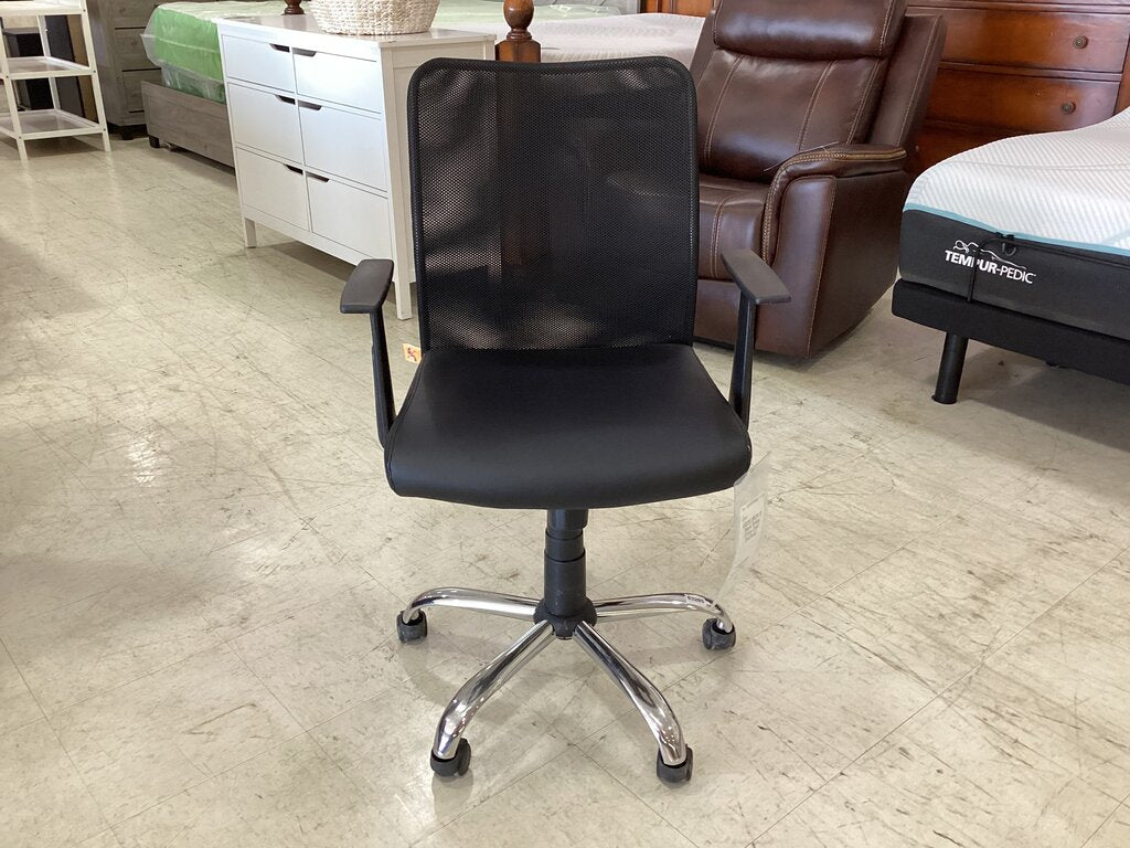 83205 (8528-13) Black Rolling Office Chair 25x20x40