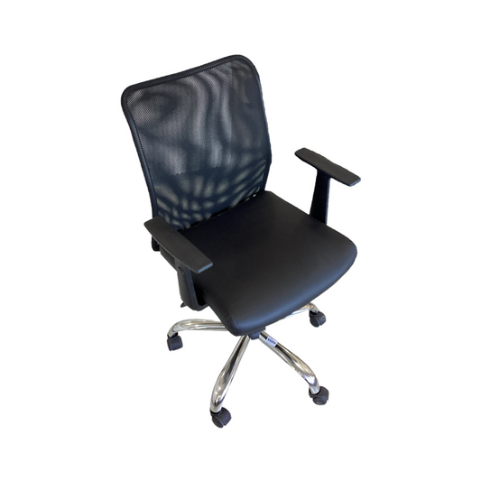 83204 (8528-12) Black Rolling Office Chair 25x20x40
