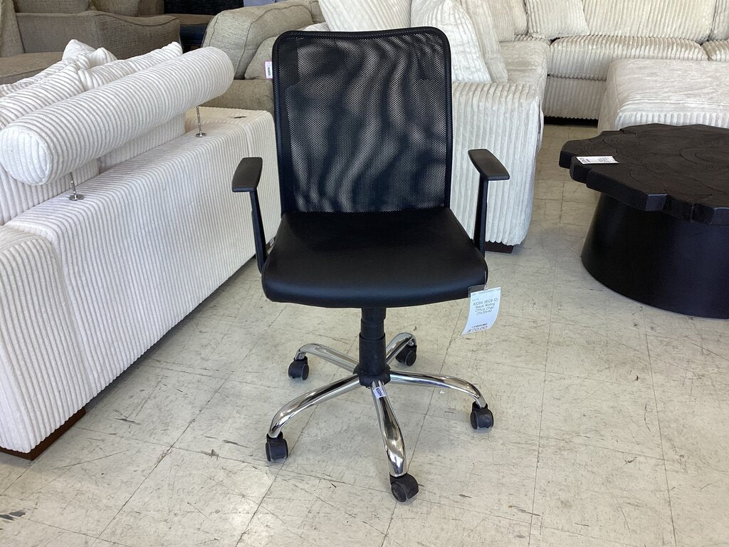 83204 (8528-12) Black Rolling Office Chair 25x20x40