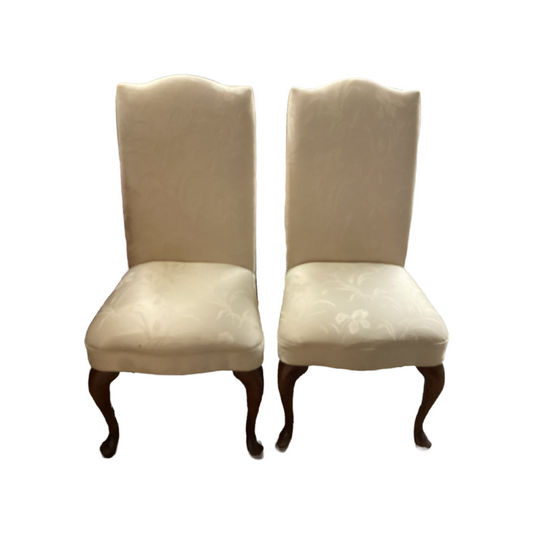 83271 Pair of Upholstered Dining Chairs 20x20x40