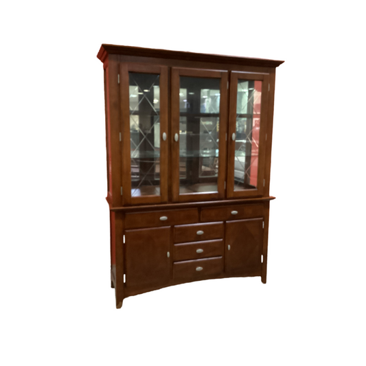 83249 - Kathy Ireland China Cabinet Hutch 59x18x81