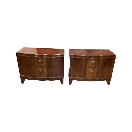 83243 - Pair of Pulaski 2 Drawer Night Stands 34x17x26