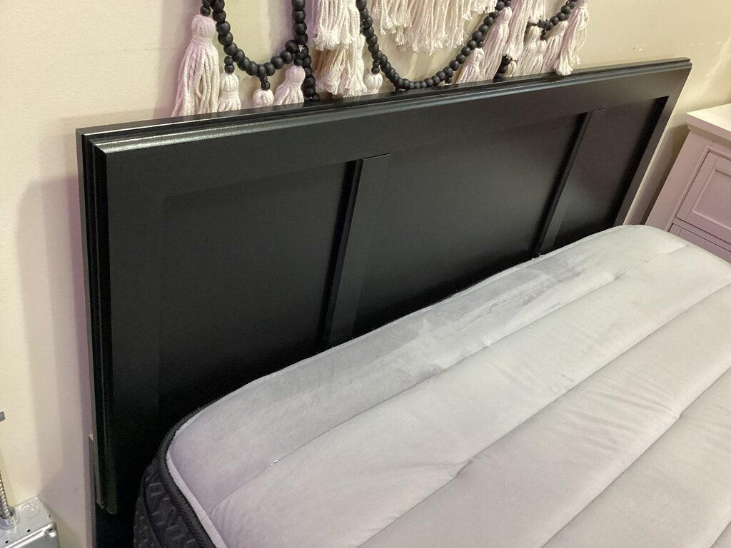 83345 - Black Full or Queen Headboard 60x2x46