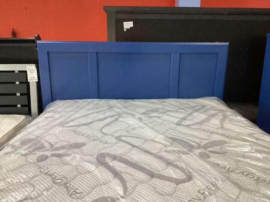 83344 - Royal Blue Splash Full or Queen Headboard 69x2x46