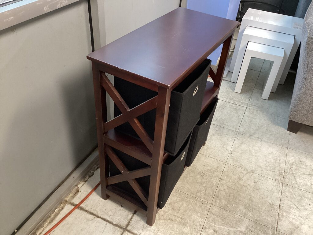 83340 - Storage Shelf w/3 Baskets 27x12x29