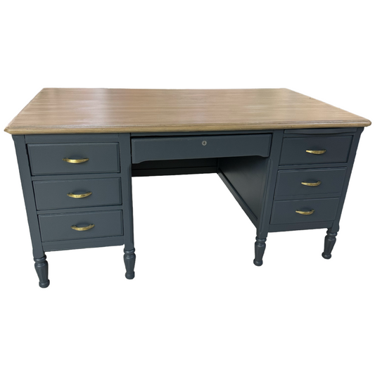 83386 - Vintage Blue Desk 60x34x30