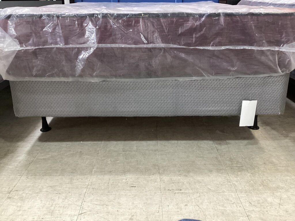 83376 Full Size Grey BoxSpring