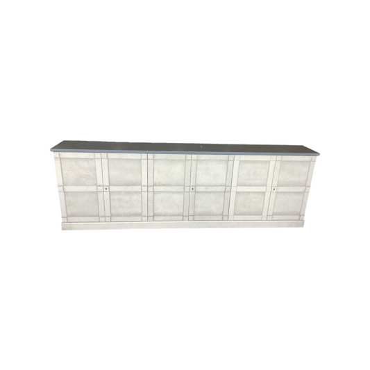 83437 - Sarreid Luciana Wood Buffet Sideboard w/Keys 112x15x38