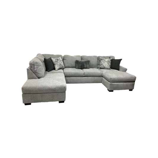 Signature Lt NEW Double Chaise Sectional (11030/12/16-6375) 131x87/65x39