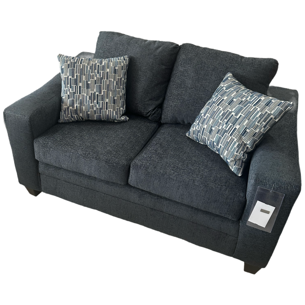 Hershey Navy NEW Loveseat 62x35x39 (4700-06L)
