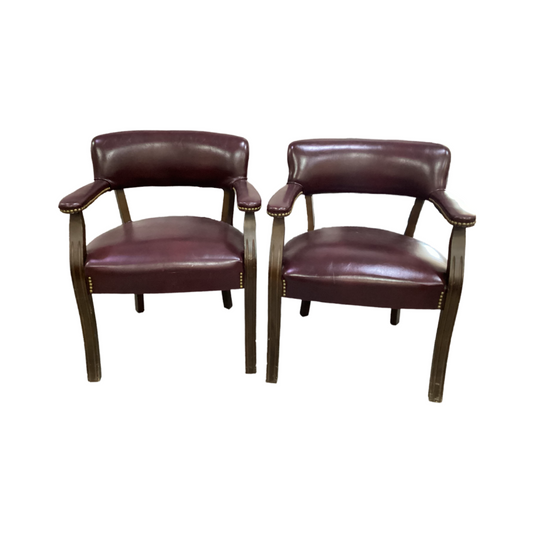 83573 Pair of Lobby Chairs 25x20x30