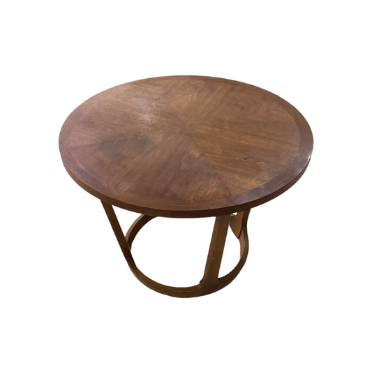 83659 - Lane Rhythm Mid Century Round Multi Purpose Table 28x21