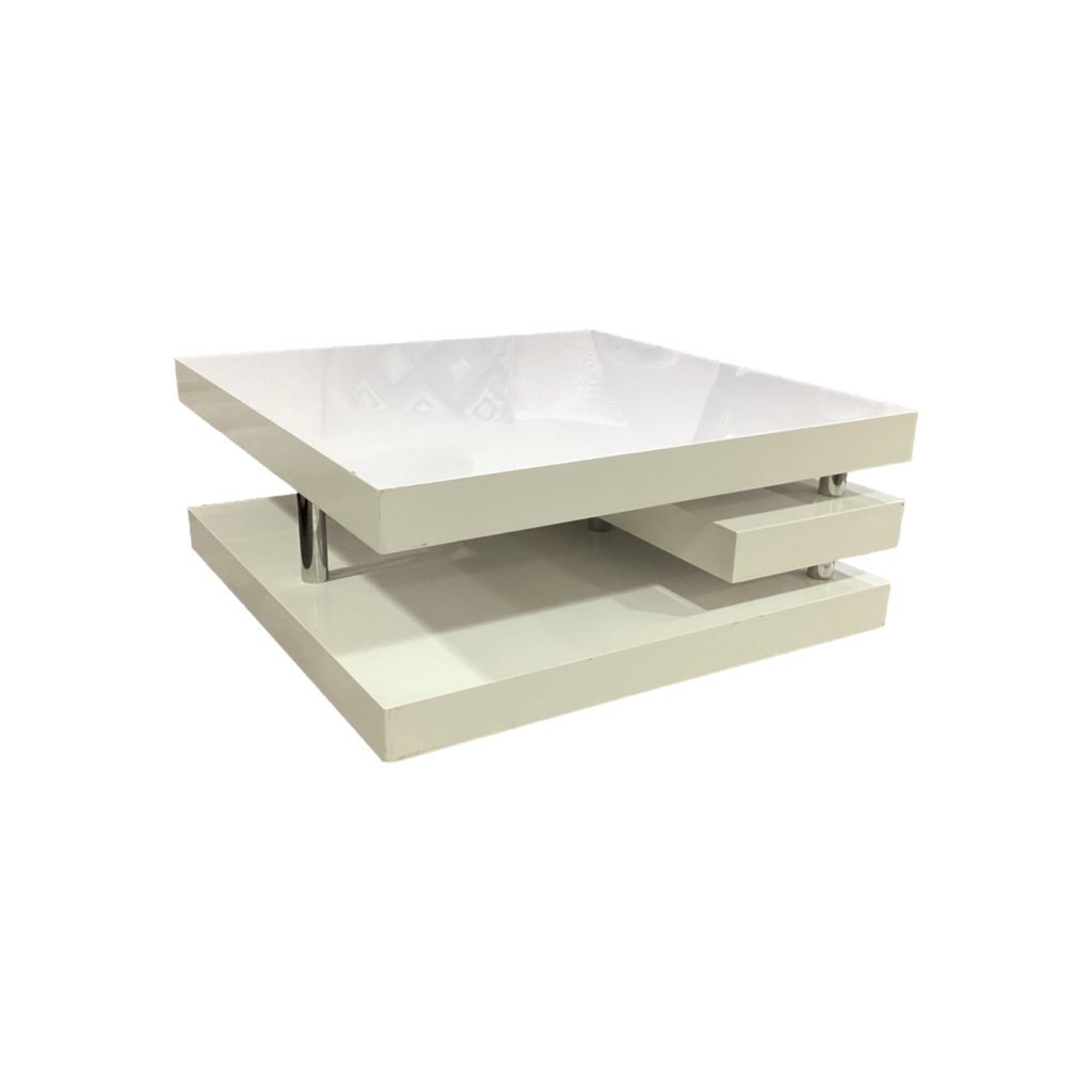 83730 - Pastel Furn White Cocktail Table 36x36x17