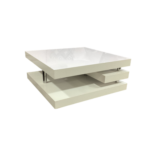 83730 - Pastel Furn White Cocktail Table 36x36x17