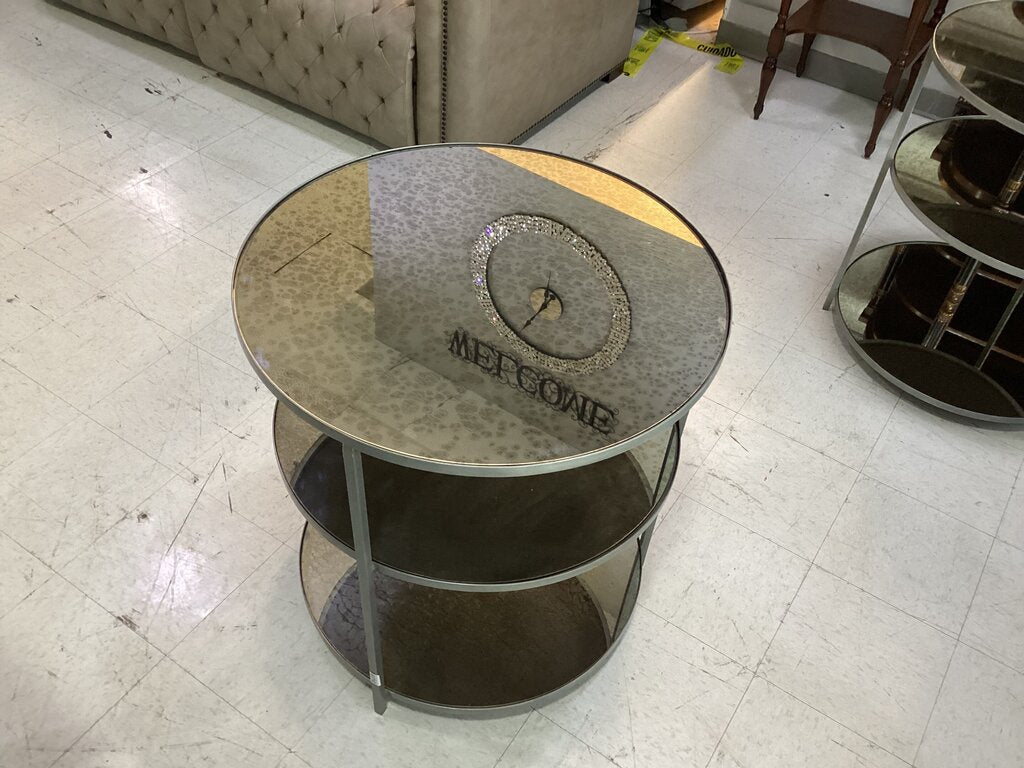 83712 - Arteriors Zinc Percy Side Table 28x28x30