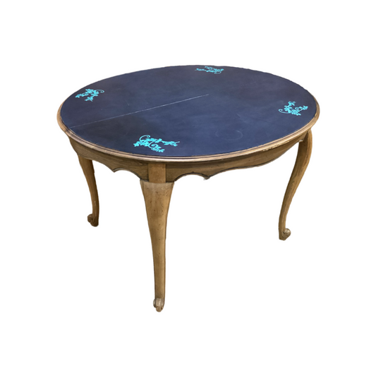 83742 - Black Top Dining Table 44x38x29