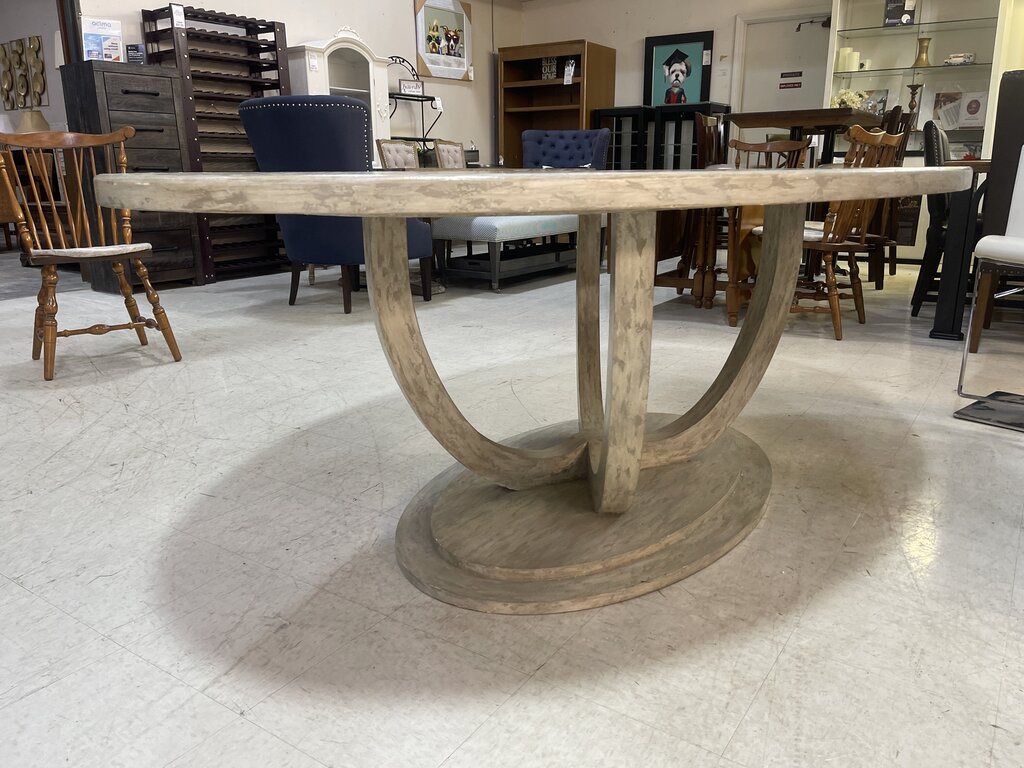 83745 - Belle Escape Modern Chic Oval Dining Table 55x84x30
