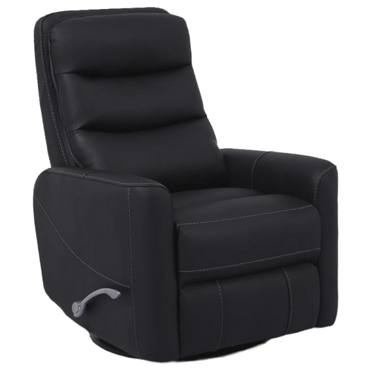 Hercules NEW Black Manual Swivel Glider Recliner 31x36x43