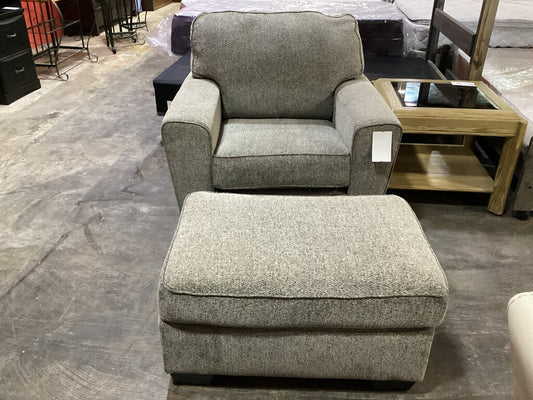 83765 - Ashley McCluer Chair w/Ottoman C-(40x40x35)O-(33x24x17)
