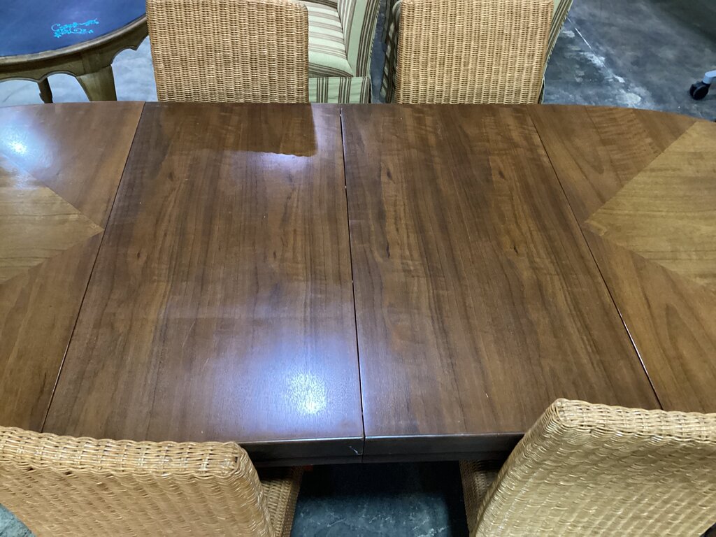 83645 - Founders MCM 7pc Oval Dining Set 40x60-80-100x29