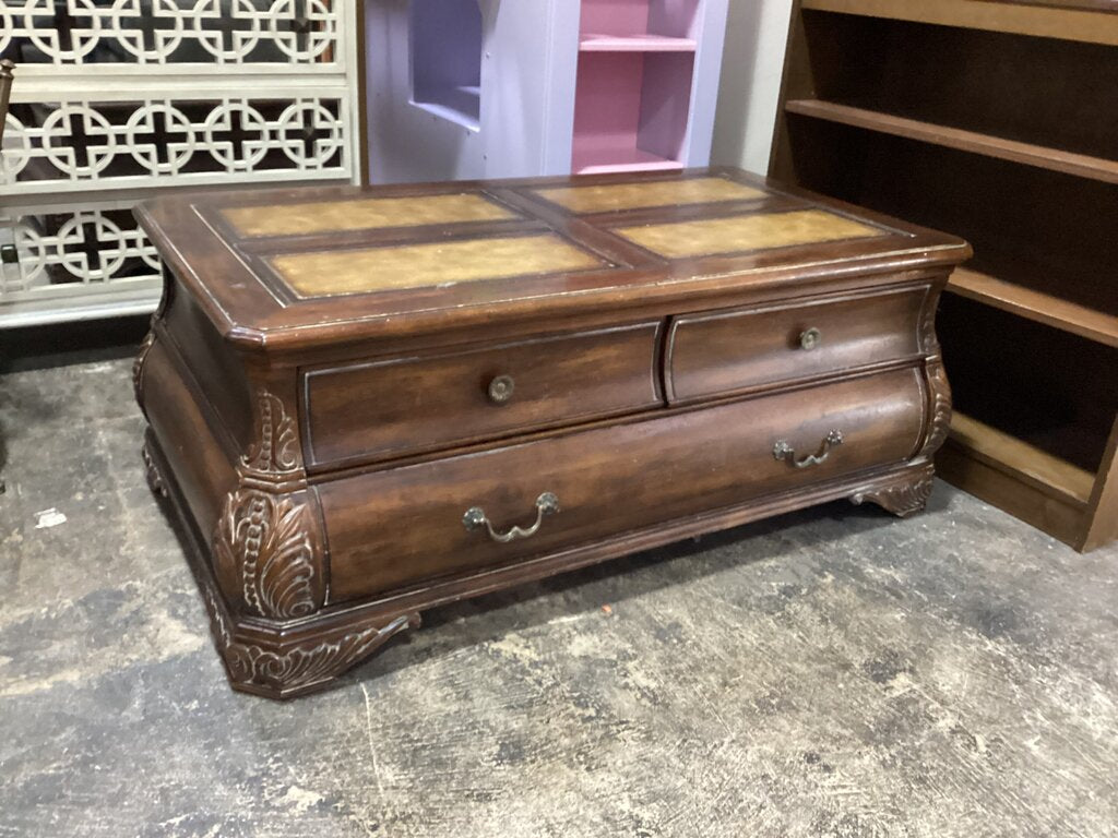 83703 - 3 Drawer Cocktail Table 48x32x20